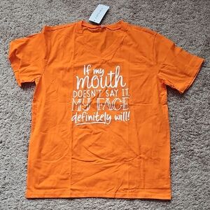 Vibrant Orange Short Sleeve Tee